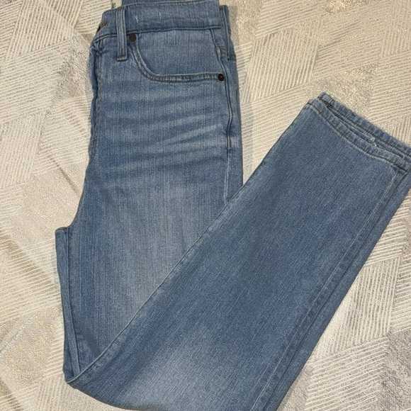 Madewell Light Blue Denim Classic Straight Jeans Size 25 - Picture 3 of 10